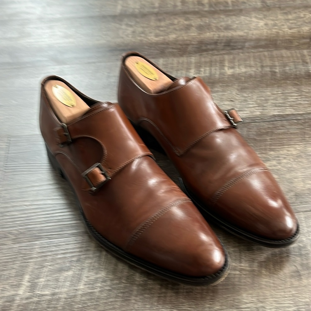To Boot New York Adam Derrick Medford Monk Strap Men’s leather shoe size 9M